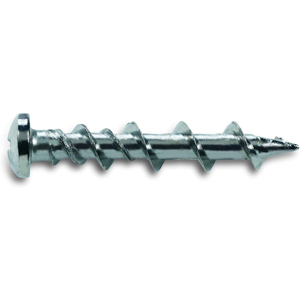 Powers WallDog Screw Anchor, 11/2" L, Steel 02275PWR Zoro